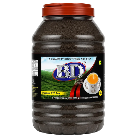 BD Tea 3 kg Jar - Dooars CTC Black Tea