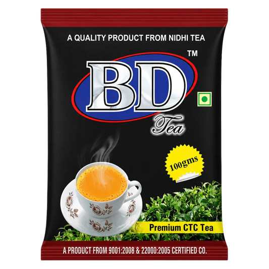 BD Tea 100 g Zipper Pouch - Dooars CTC Black Tea