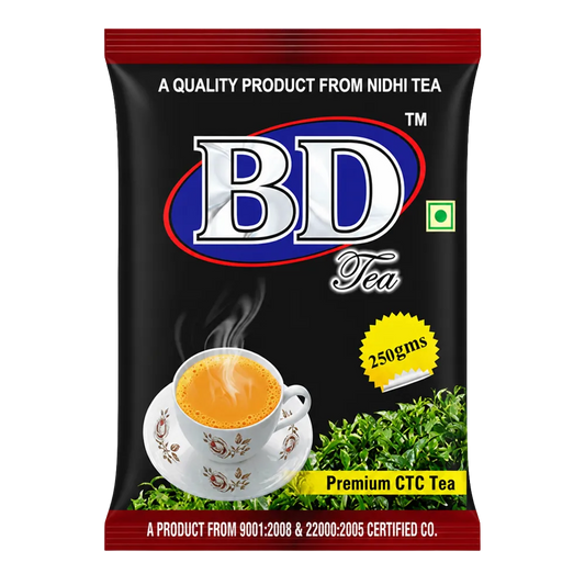 BD Tea 250 g Zipper Pouch - Dooars CTC Black Tea